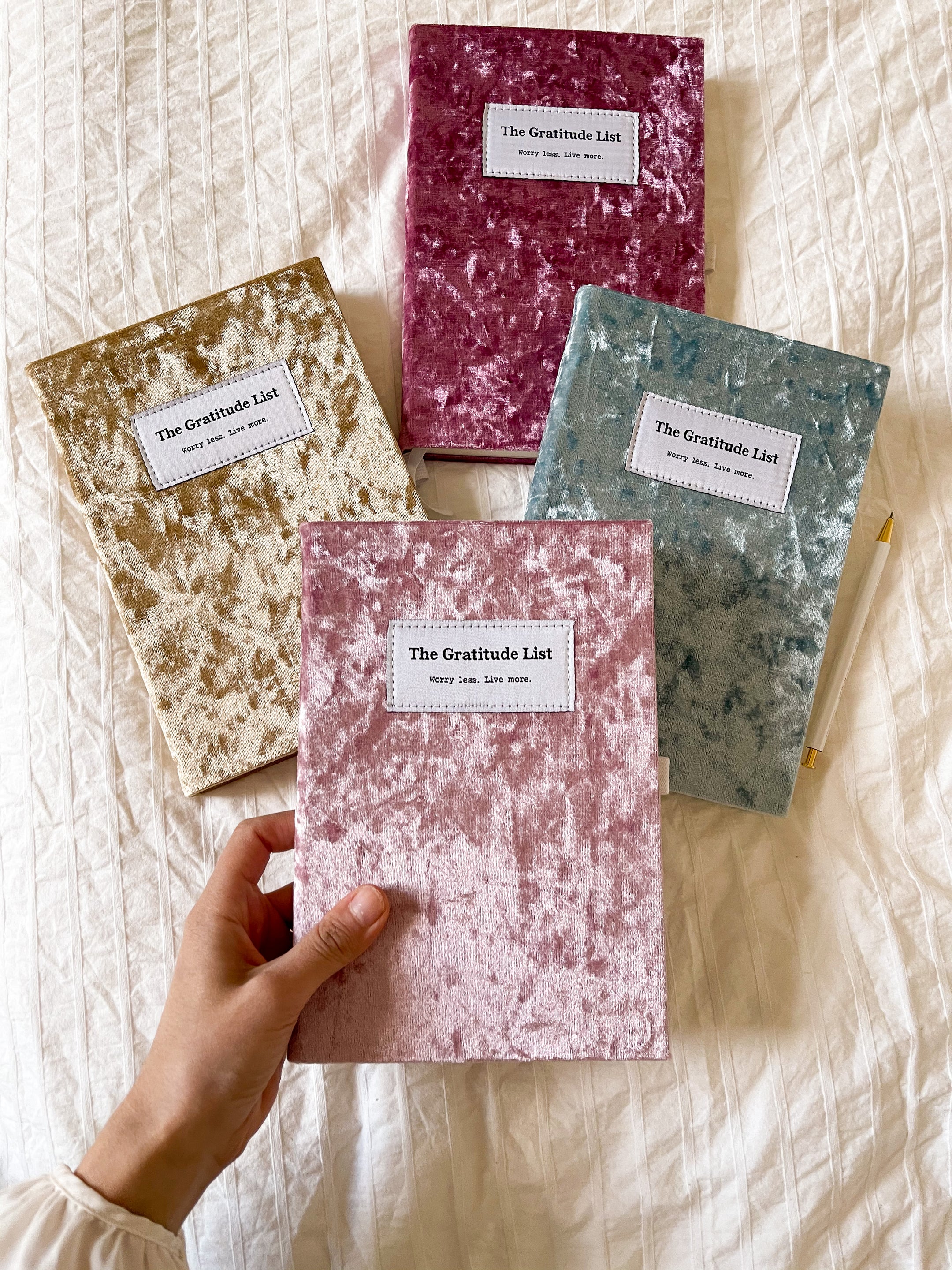 Bundle of 4 Journals - For Family & Friends (Pastel Colour Palette)